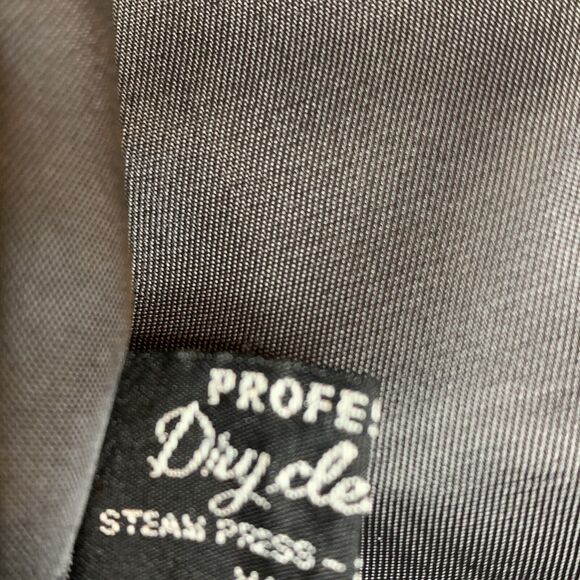 ERNESTO BELLINI Smiths Gray Herringbone 100% Pure Wool Mens Size 42 R Italy Made - Picture 6 of 9